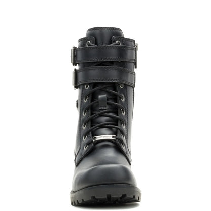 Harley-Davidson Leyton DBL 7.25" D84838 Womens Black Motorcycle Boots