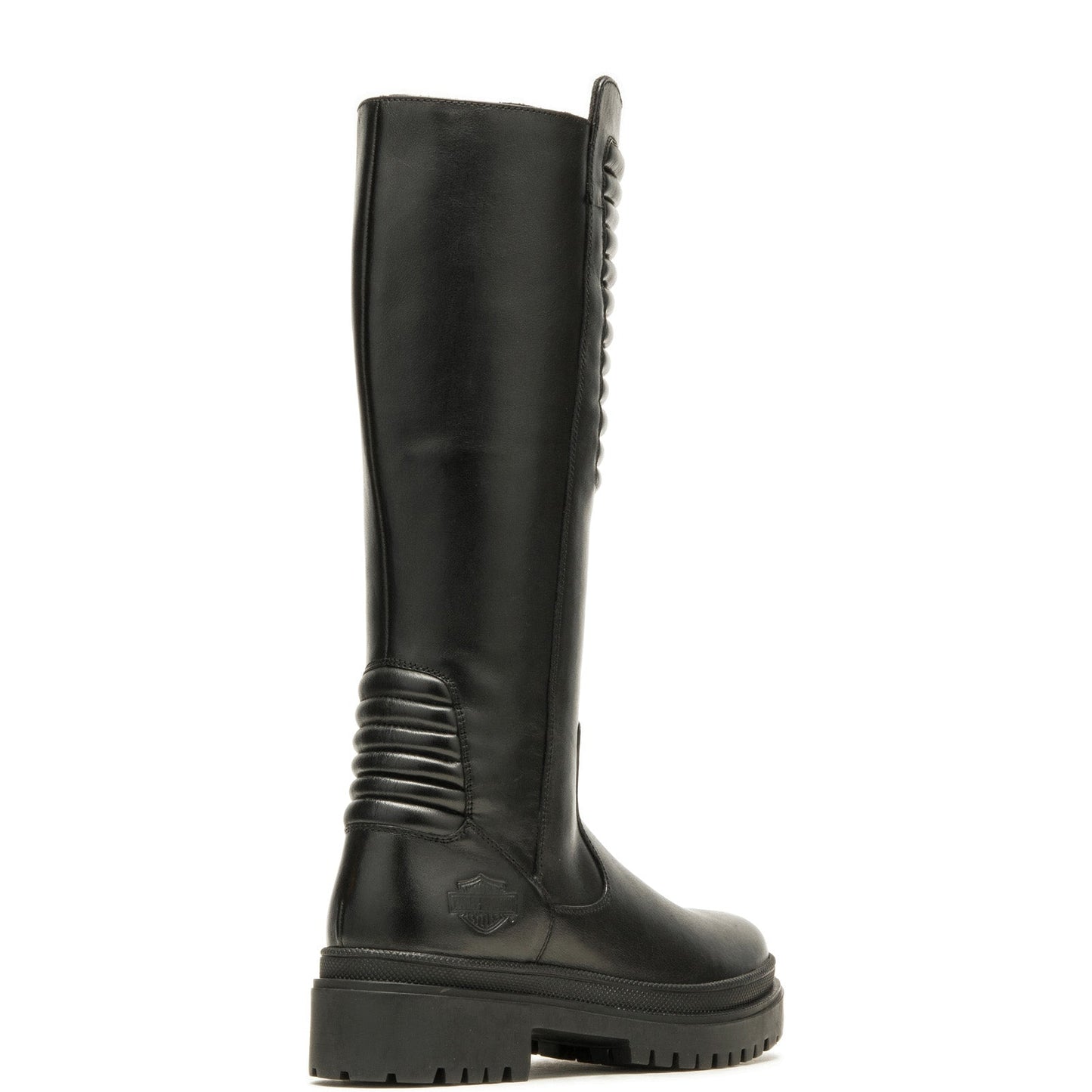 Harley-Davidson Kamton 13" D87216 Womens Black Leather Motorcycle Boots