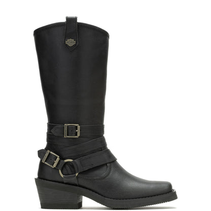 Harley-Davidson Dalis 11" D87264 Womens Gray Leather Casual Dress Boots