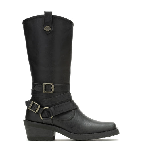 Harley-Davidson Dalis 11" D87264 Womens Gray Leather Casual Dress Boots