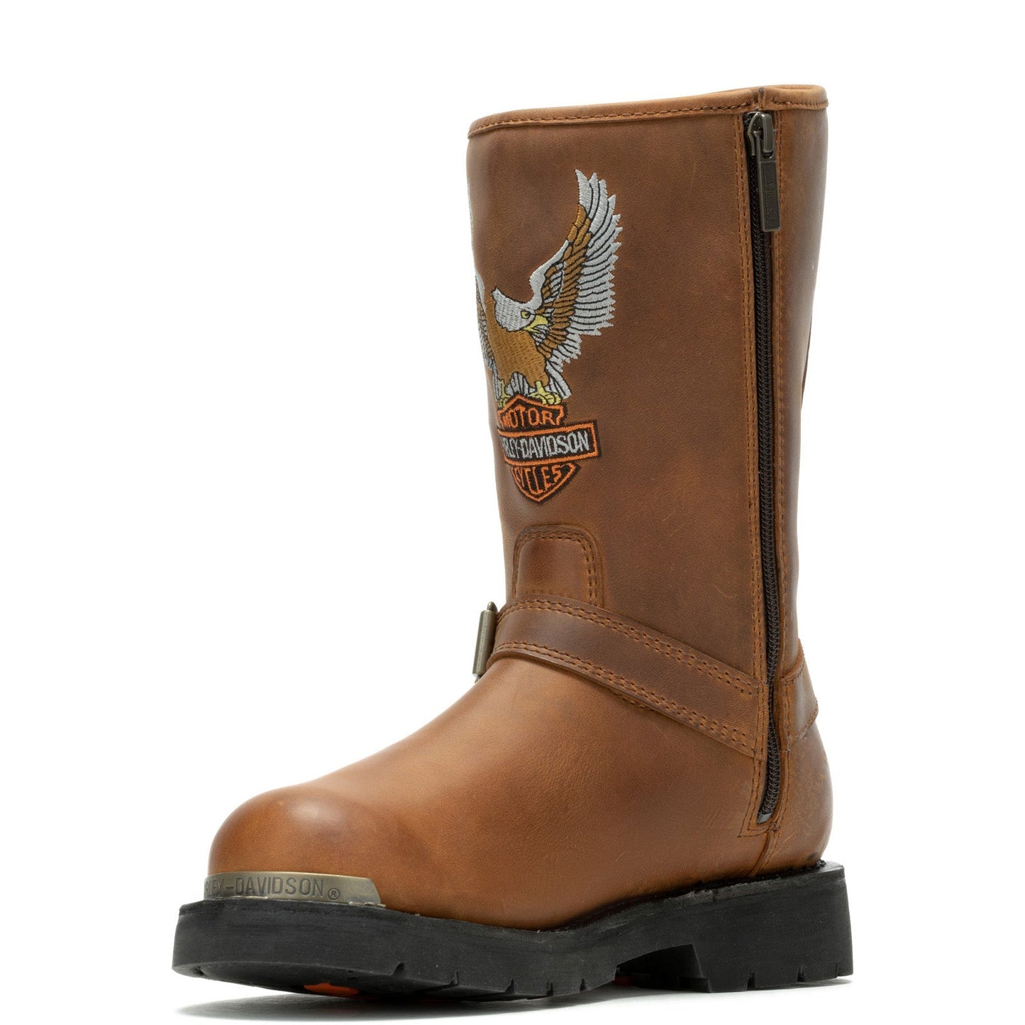 Harley-Davidson Corley D87306 Womens Brown Leather Motorcycle Boots