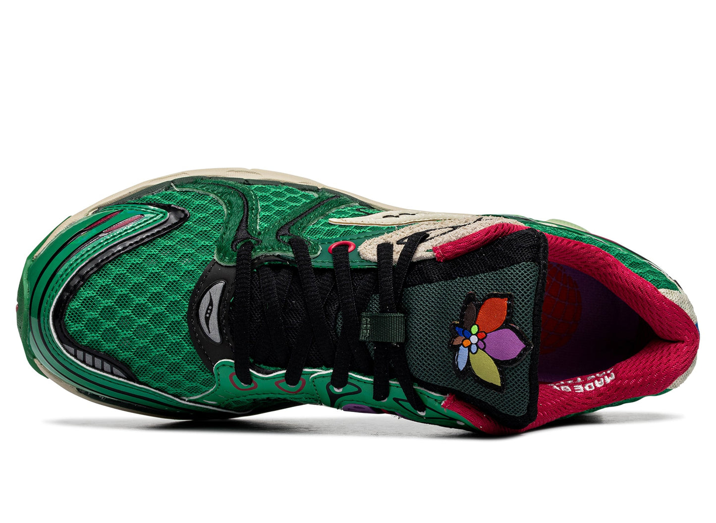 Saucony x Jae Tips Progrid Triumph 4 in Fern