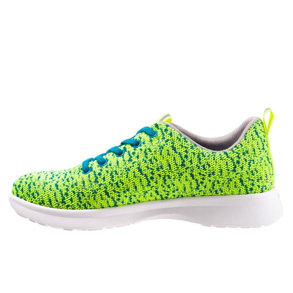 Softwalk Sampson S1713-325 Womens Green Wide Leather Lifestyle Sneakers Shoes
