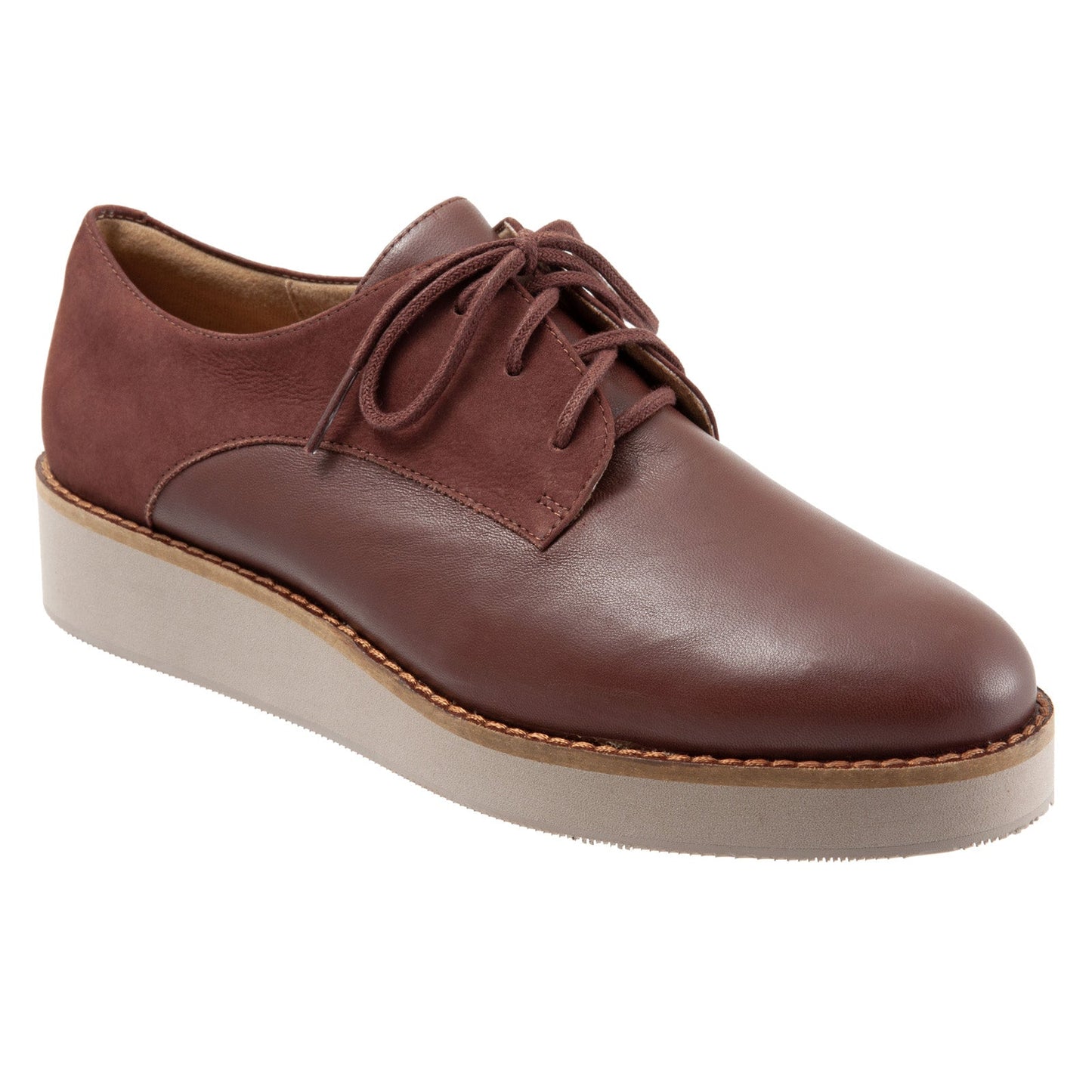 Softwalk Willis S1811-255 Womens Brown Oxfords & Lace Ups Casual Shoes