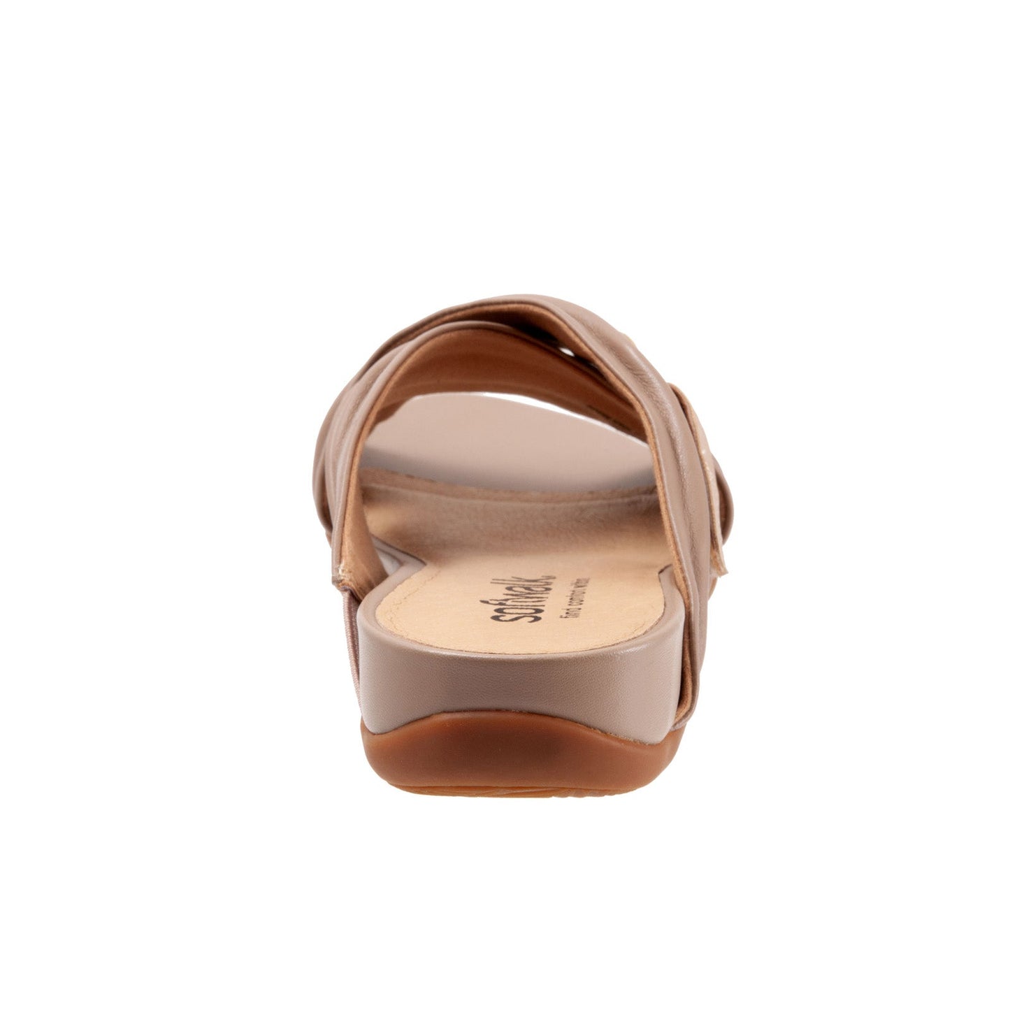 Softwalk Taza S2007-123 Womens Brown Extra Wide Slides Sandals Shoes