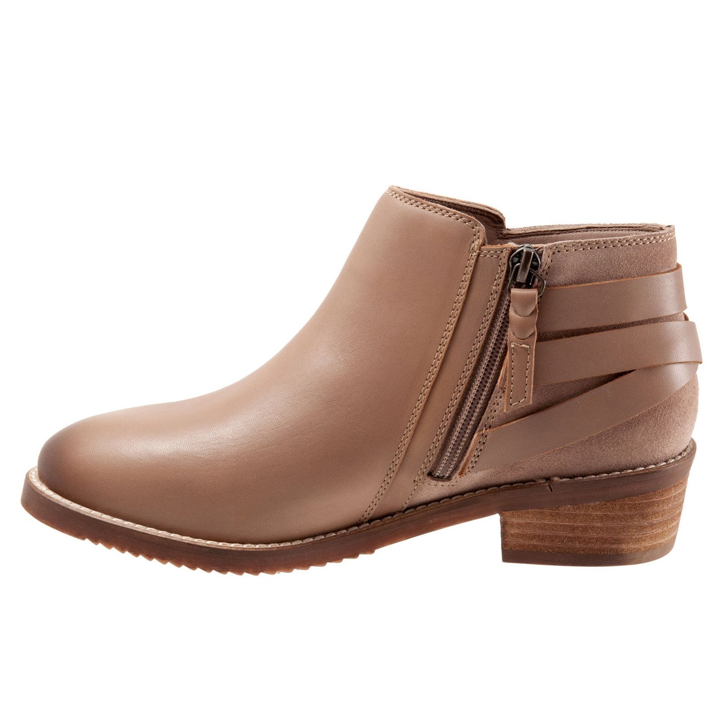 Softwalk Raleigh S2155-063 Womens Brown Narrow Ankle & Booties Boots
