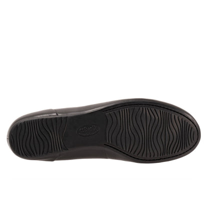 Softwalk Sonoma Halo S2257-001 Womens Black Leather Ballet Flats Shoes