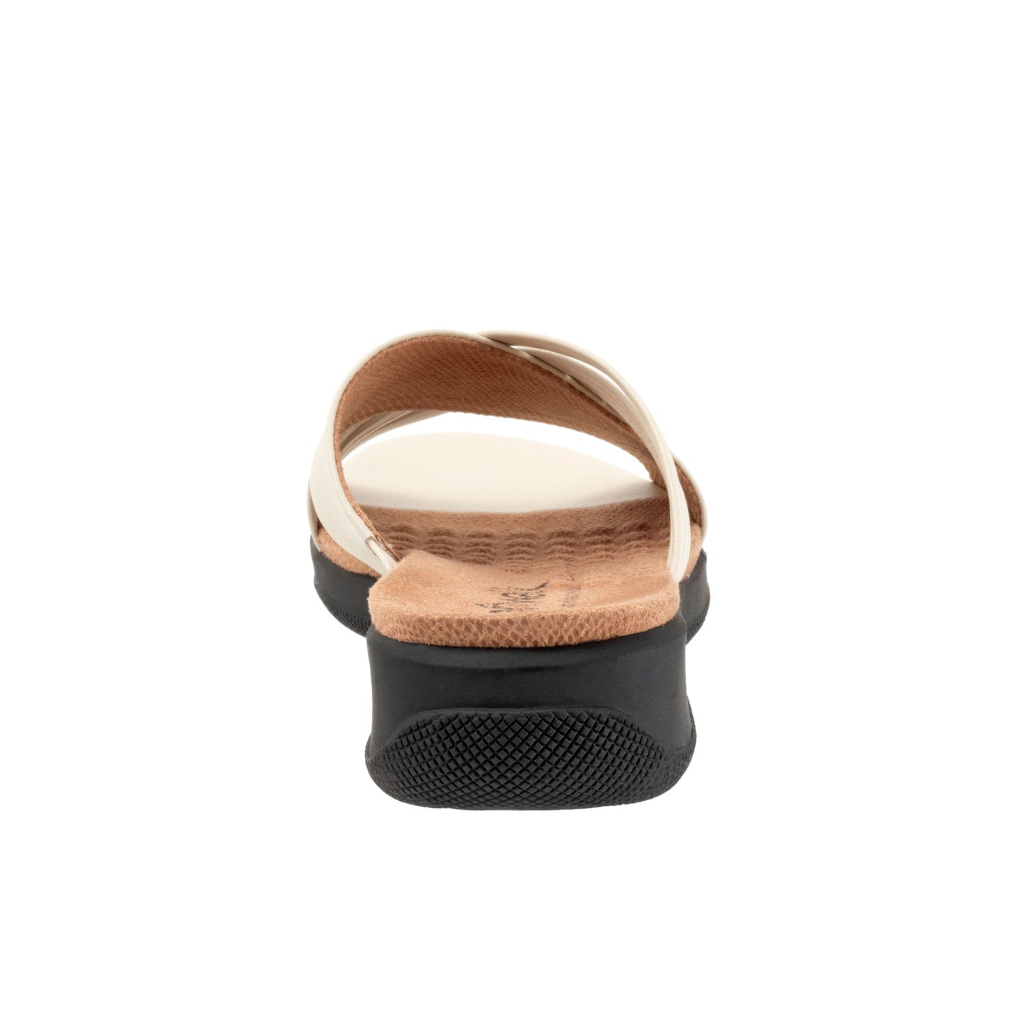 Softwalk Tillman 5.0 S2321-108 Womens Beige Leather Slides Sandals Shoes