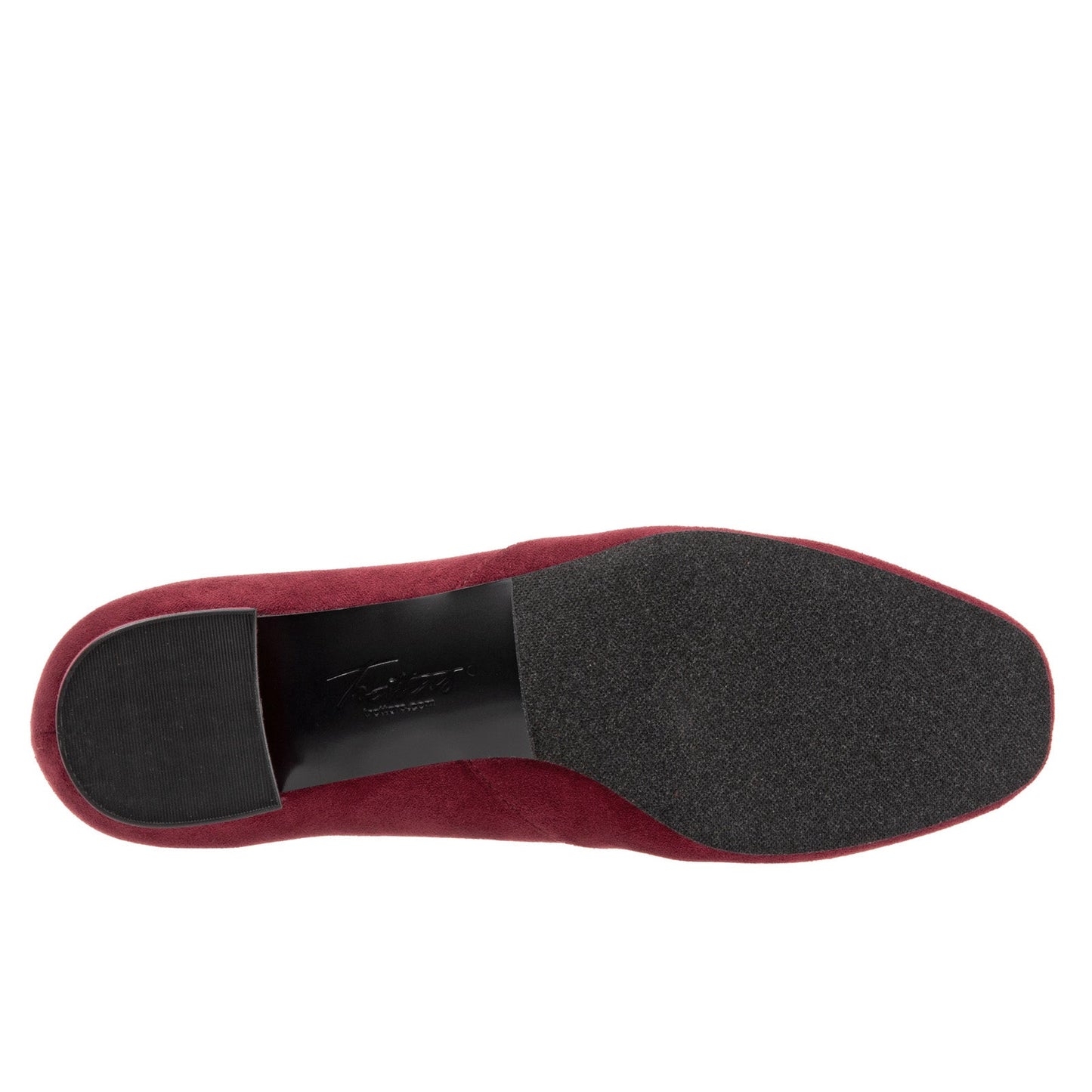 Trotters Delse T1852-601 Womens Red Narrow Suede Pumps Heels Shoes
