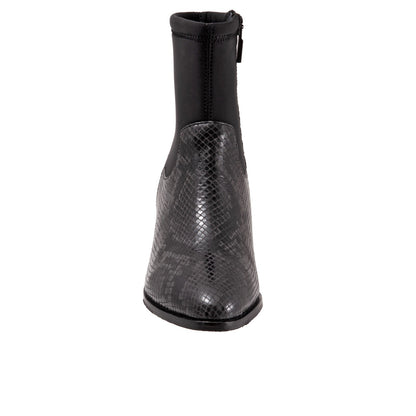 Trotters Kippy T2060-083 Womens Black Narrow Leather Ankle & Booties Boots