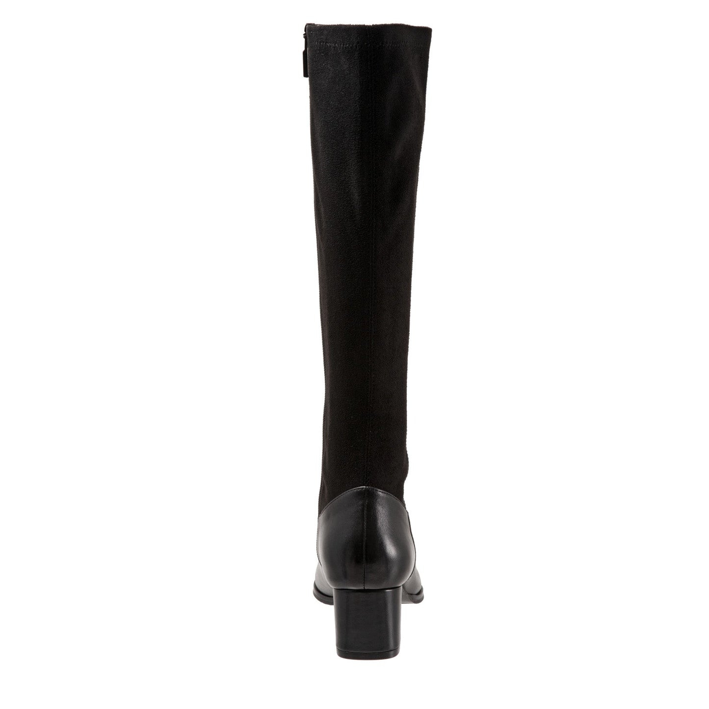 Trotters Kirby Wide Calf T2067-001 Womens Black Leather Knee High Boots