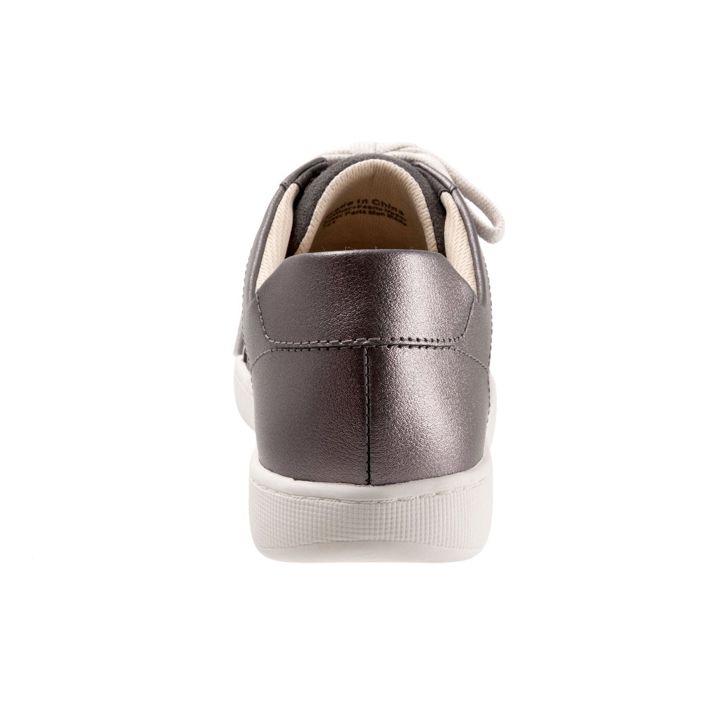 Trotters Adore T2117-033 Womens Gray Leather Lifestyle Sneakers Shoes