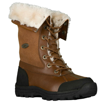 Lugz Tambora WTAMGS-2452 Womens Brown Synthetic Lace Up Casual Dress Boots