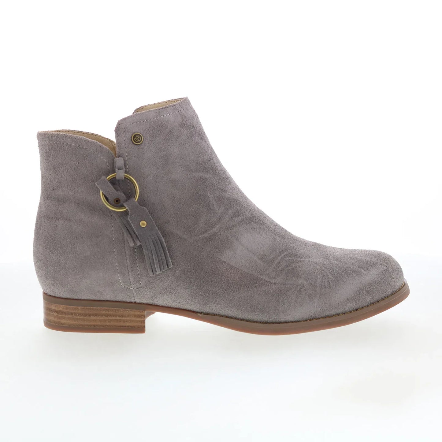 Spenco Abbey Boot Dove SP1042DOV Womens Gray Wide Ankle & Booties Boots