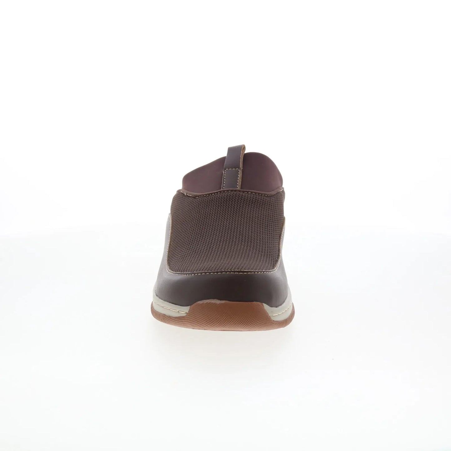 Softwalk Aberdeen S2100-200 Womens Brown Leather Slip On Clog Flats Shoes