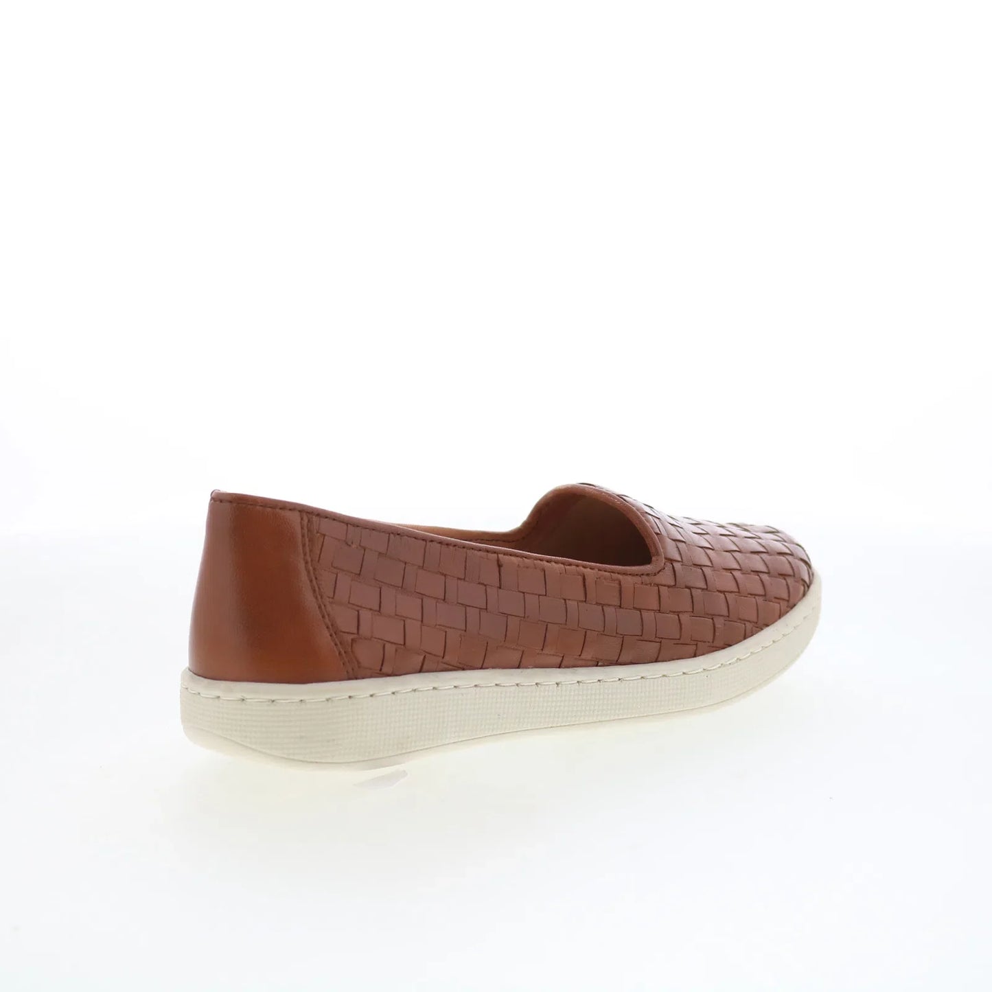 Trotters Adelina T2300-215 Womens Brown Leather Slip On Loafer Flats Shoes