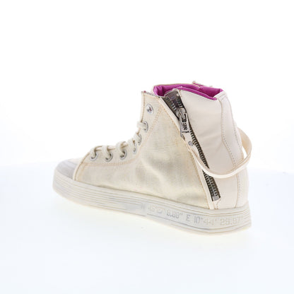 A.S. 98 Adler Womens Beige Leather Lace Up Lifestyle Sneakers Shoes