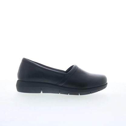 Softwalk Adora 2.0 S2316-001 Womens Black Leather Slip On Clog Flats Shoes