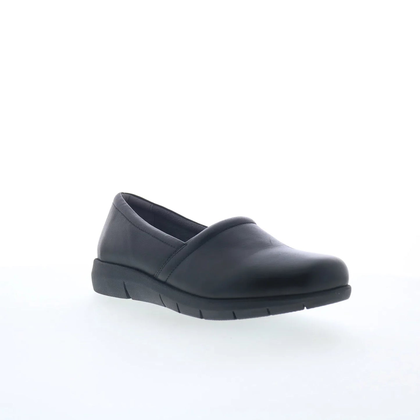 Softwalk Adora 2.0 S2316-001 Womens Black Leather Slip On Clog Flats Shoes