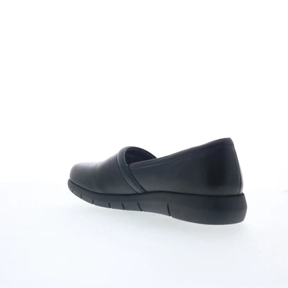 Softwalk Adora 2.0 S2316-001 Womens Black Leather Slip On Clog Flats Shoes