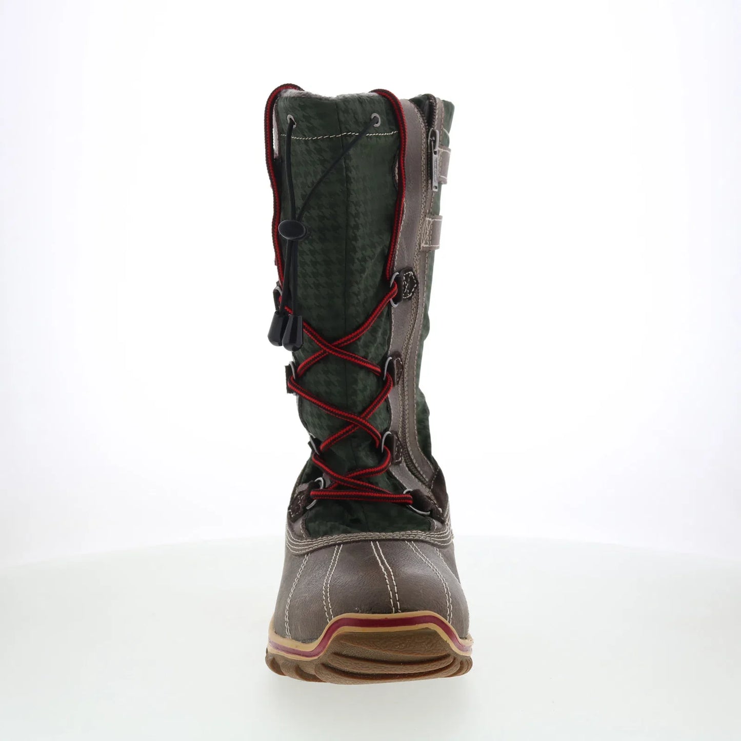 Pajar Adriana 44428 Womens Brown Leather Pull On Mid Calf Boots