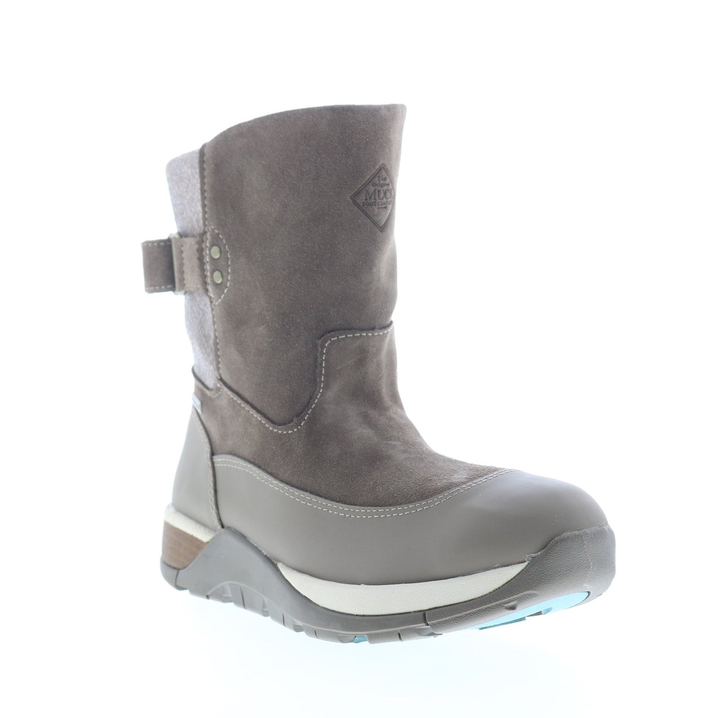Original Muck Apres II Leather Mid AP2901 Womens Gray Suede Winter Boots