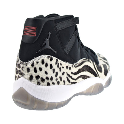 Air Jordan 11 Retro “Animal Instinct” Women's Shoes Black/Gym Red/Sail/White
