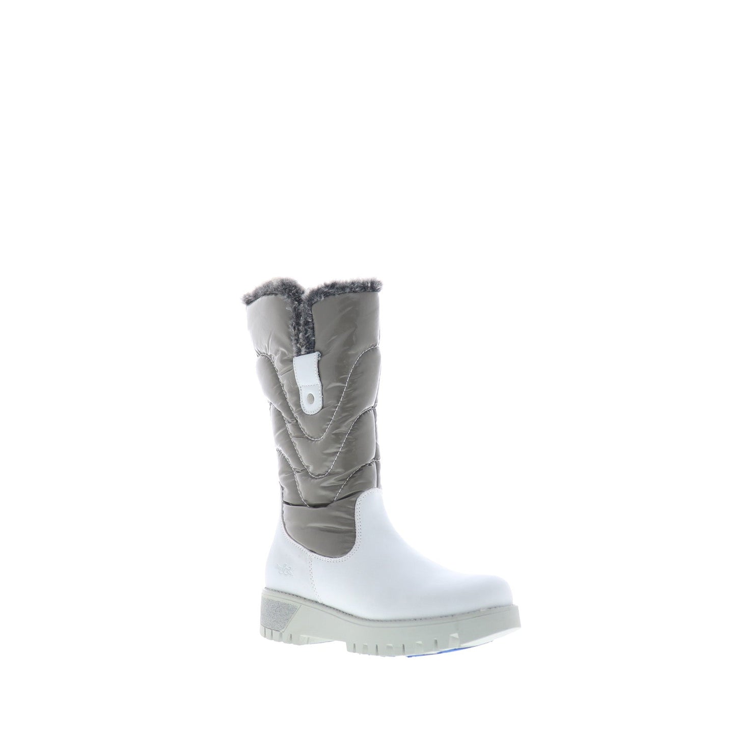 Bos. & Co. Astrid Womens White Leather Zipper Casual Dress Boots