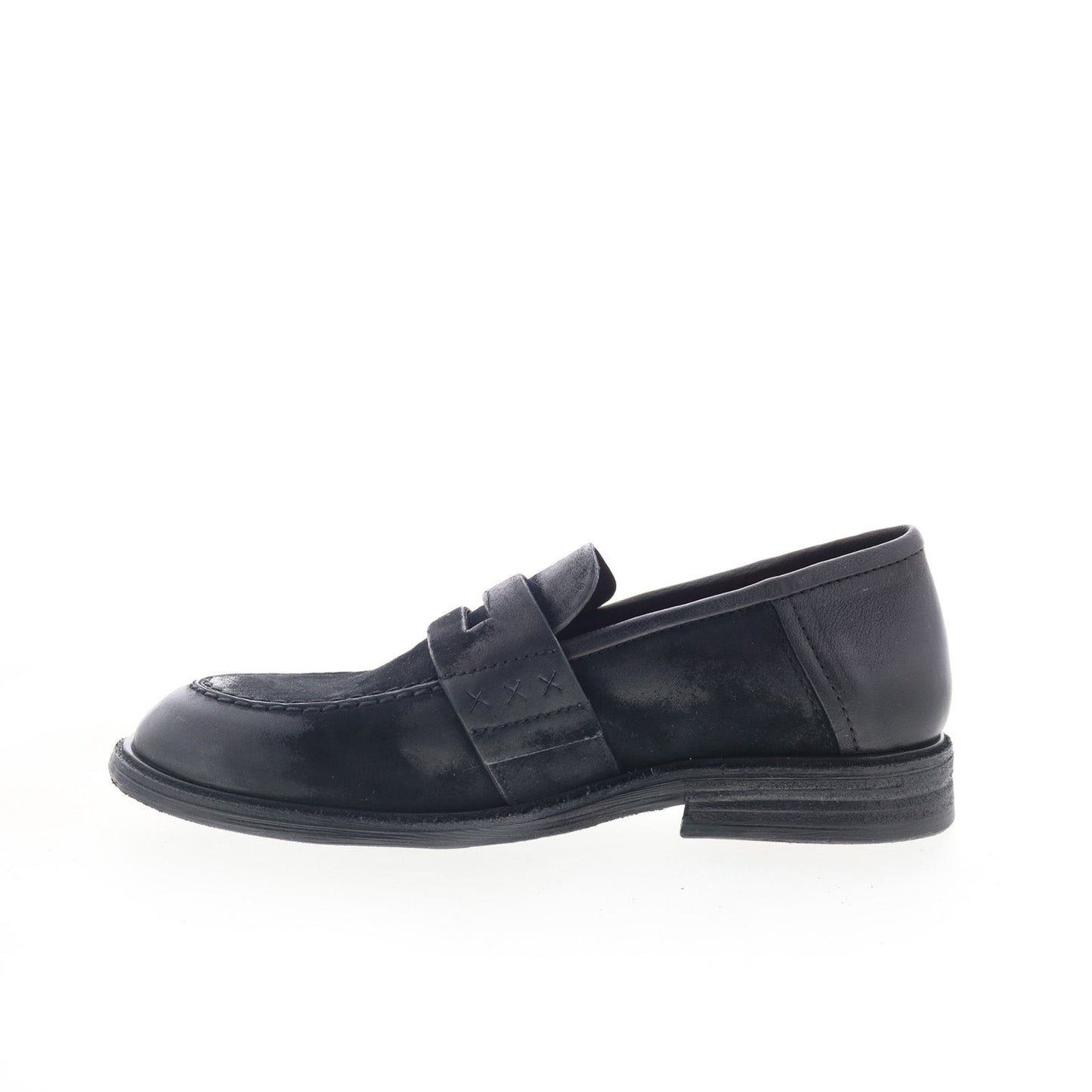 A.S. 98 Vern B20101-101-0004 Womens Black Loafers & Slip Ons Casual Shoes