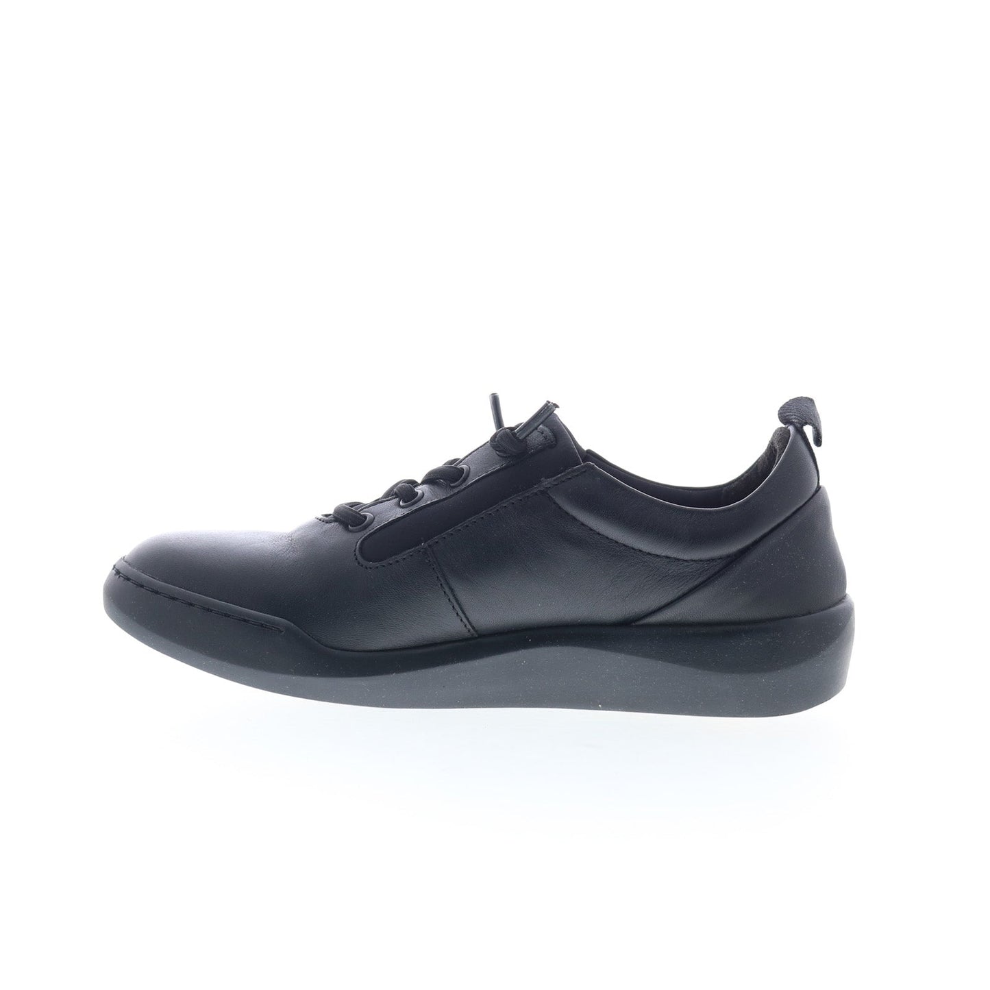 Softinos Bann BANN730SOF-000 Womens Black Leather Lifestyle Sneakers Shoes