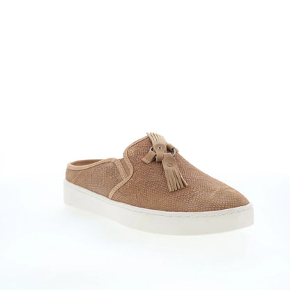 Spenco Bindie Slide SP1040WHE Womens Brown Leather Clogs Slippers Shoes