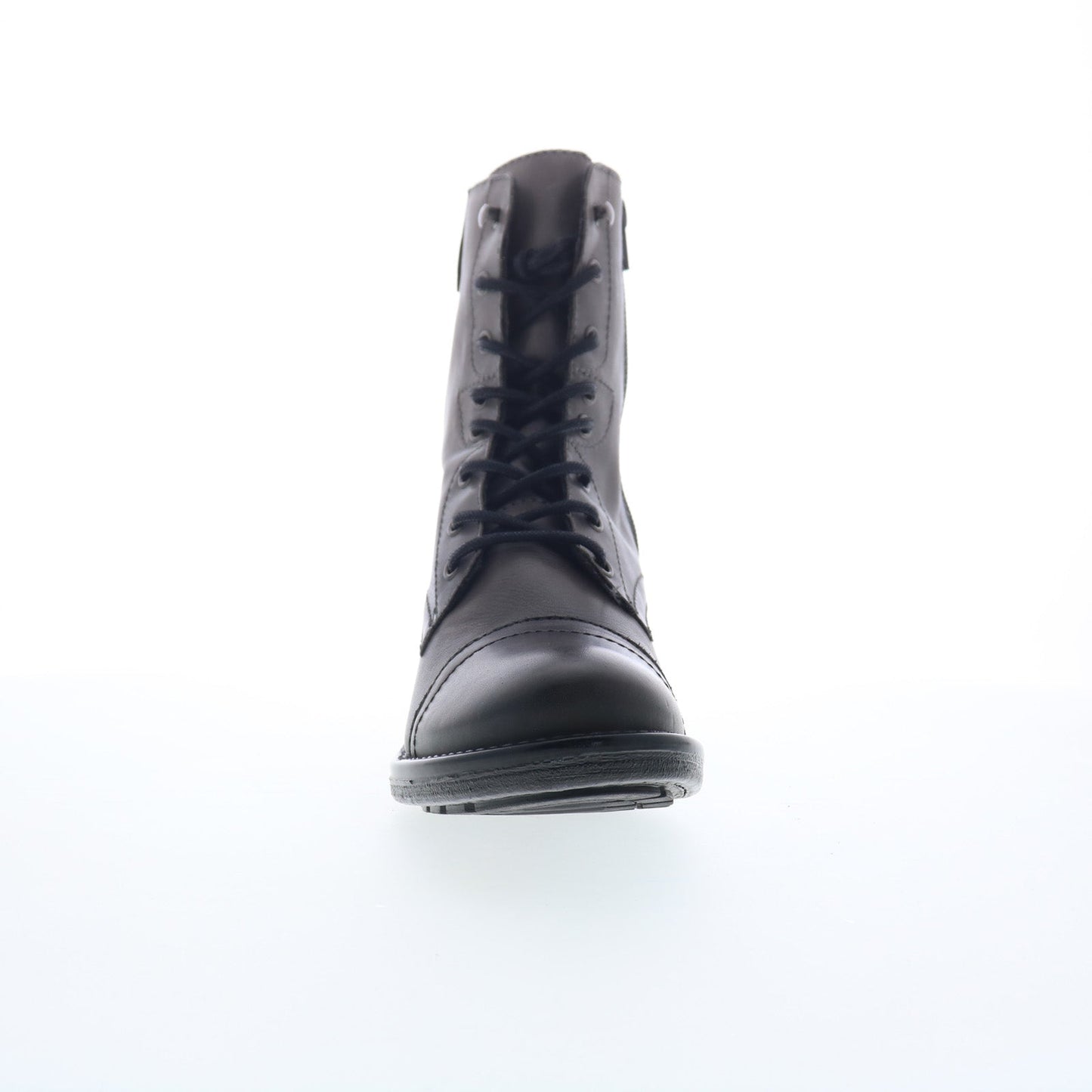 Miz Mooz Calla Womens Gray Leather Zipper Casual Dress Boots