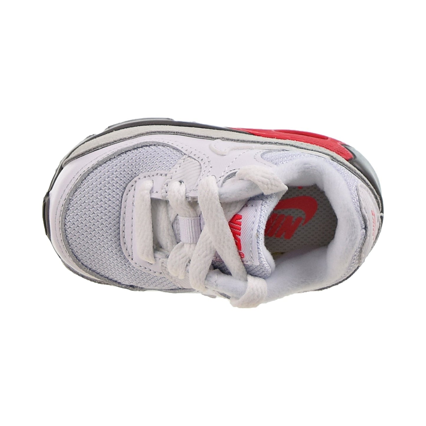 Nike Air Max 90 (TD) Toddler's Shoes White-Light Silver-Flat Pewter