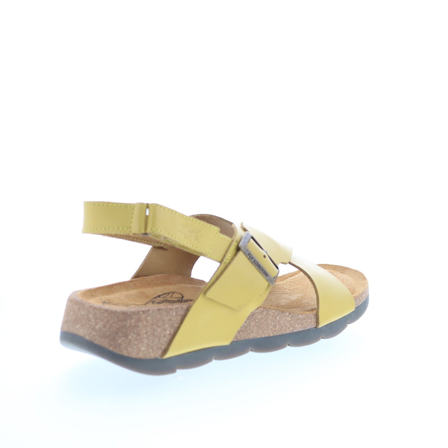 Fly London Chlo CHLO852FLY-007 Womens Yellow Slingback Sandals Shoes