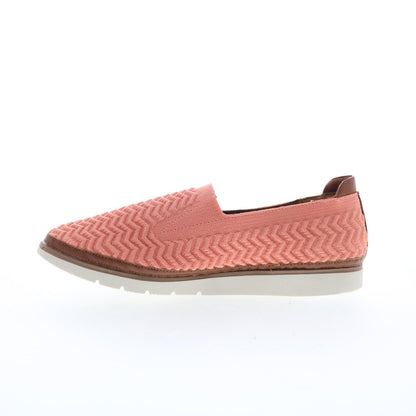 Cobb Hill Camryn CI7750 Womens Orange Canvas Loafer Flats Shoes