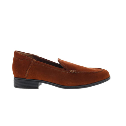 Cobb Hill Crosbie Moc Womens Brown Wide Loafers & Slip Ons Casual Shoes