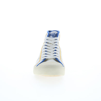 Gola Coaster Smash High CLB391 Womens White Canvas Lifestyle Sneakers Shoes