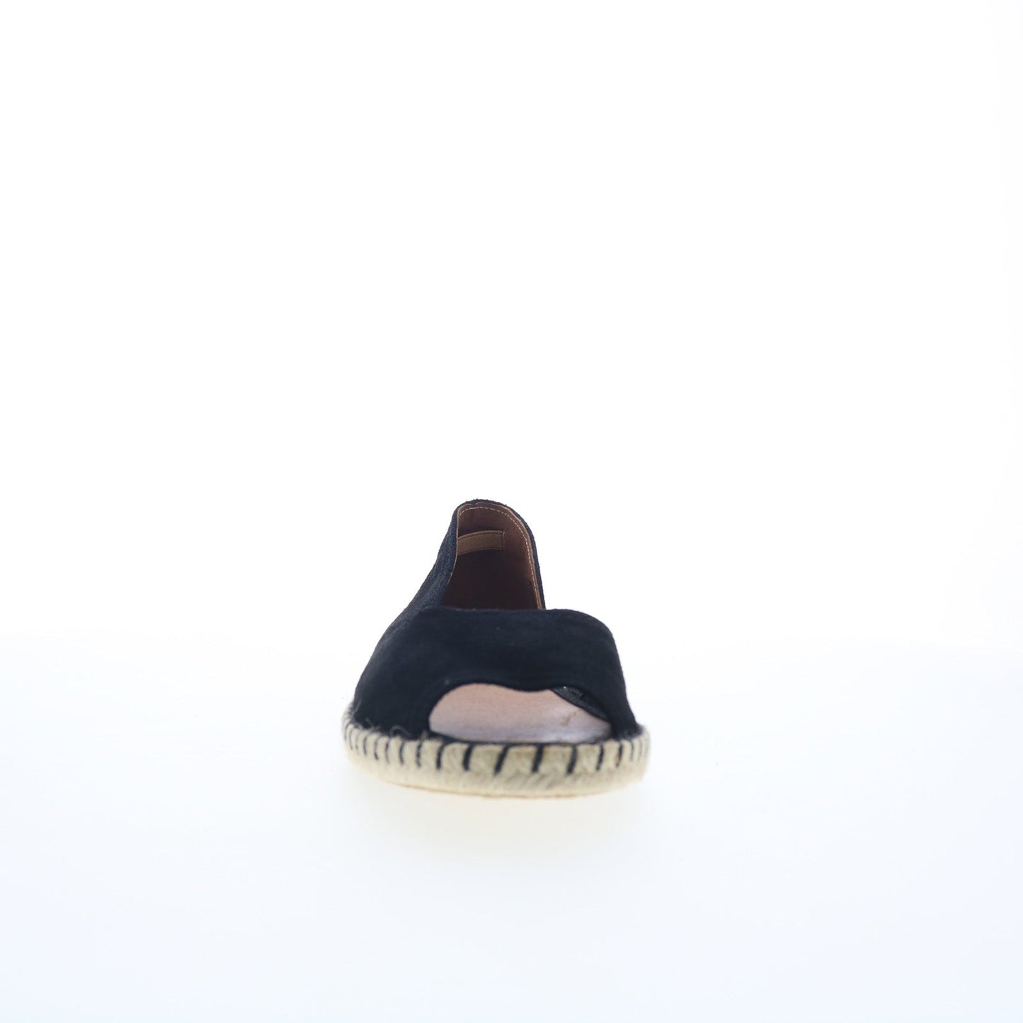 Miz Mooz Cruze Womens Black Suede Slip On Espadrille Flats Shoes
