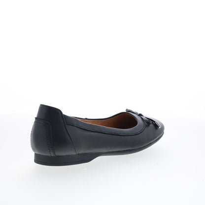 Comfortiva Keegan CT00514 Womens Black Leather Ballet Flats Shoes