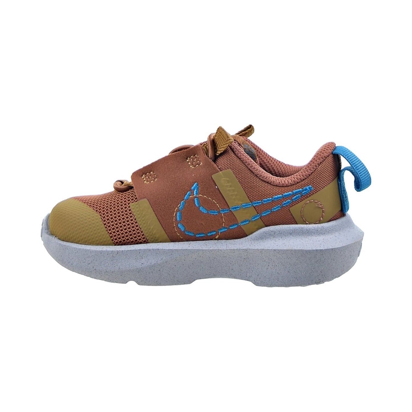 Nike Crater Impact (TD) Toddler's Shoes Mineral Clay-Elemental Gold-Blue
