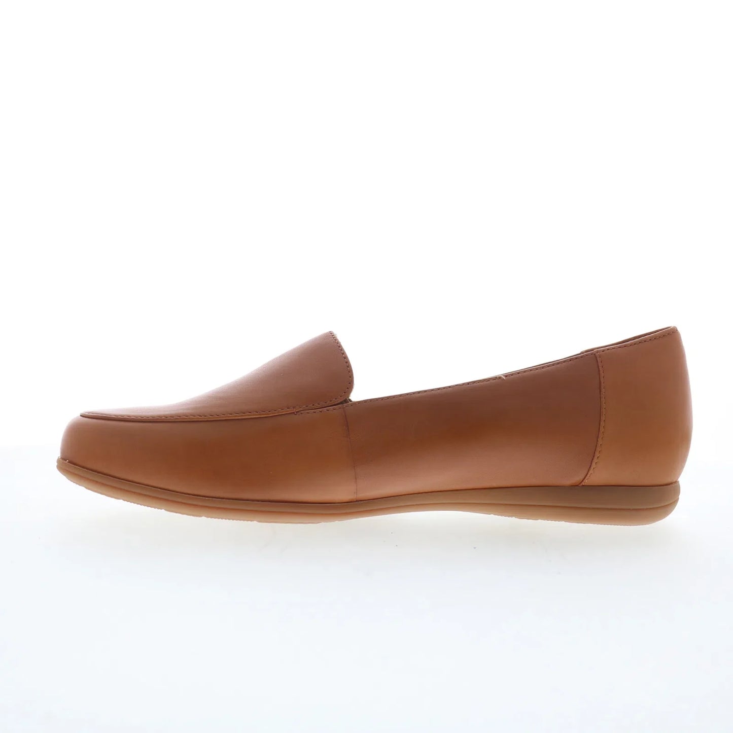 Trotters Deanna T2055-215 Womens Brown Leather Slip On Loafer Flats Shoes