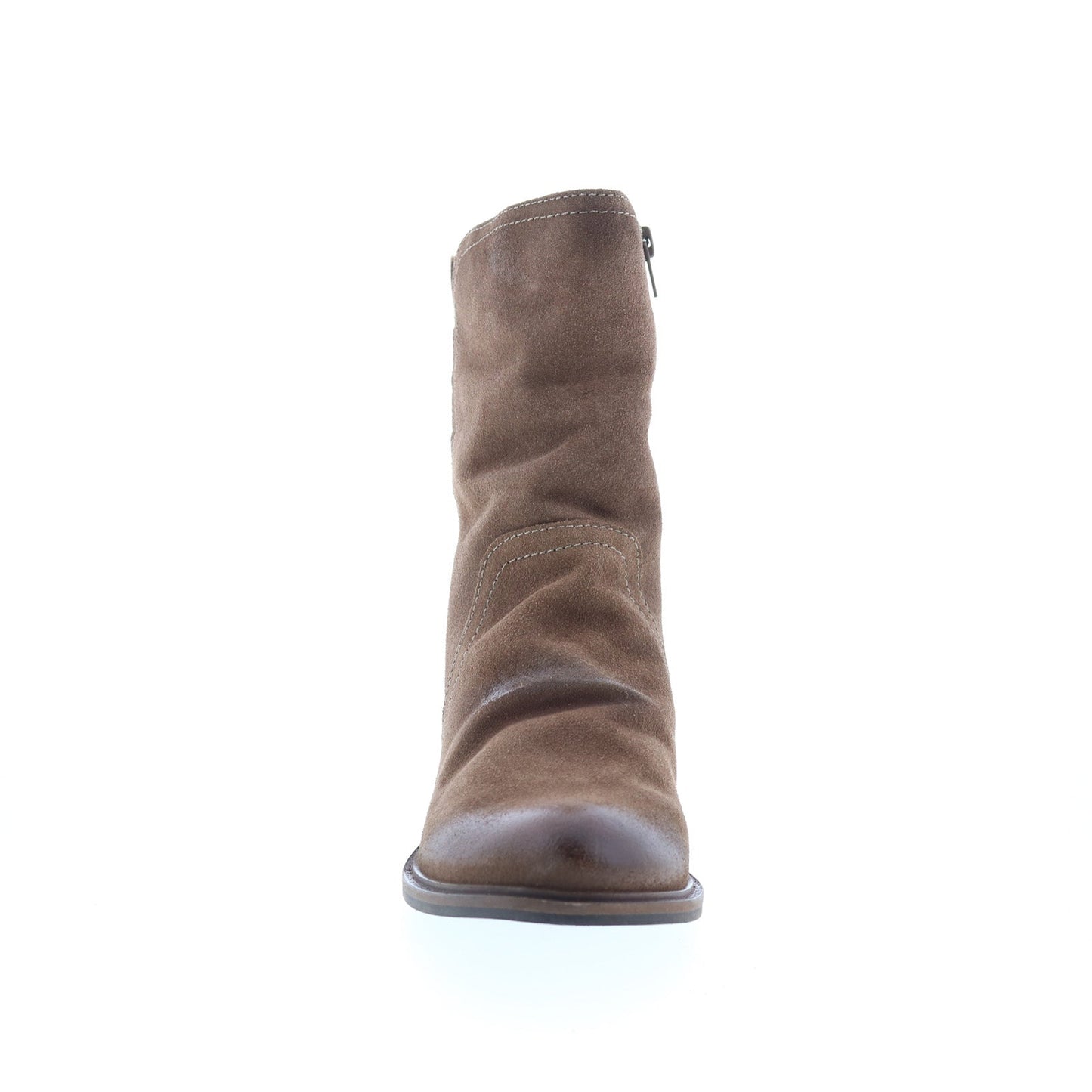 Miz Mooz Demy Womens Brown Suede Zipper Casual Dress Boots