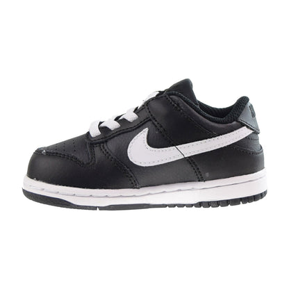 Nike Dunk Low Toddlers Shoes Black-White
