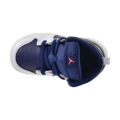 Jordan 1 Mid (TD) Toddlers' Shoes Blue Void/Pure Platinum dq8425-403