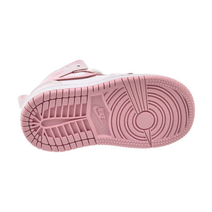 Jordan 1 Mid (TD) Toddlers Shoes Pearl Pink/Med Soft Pink-White dq8425-600