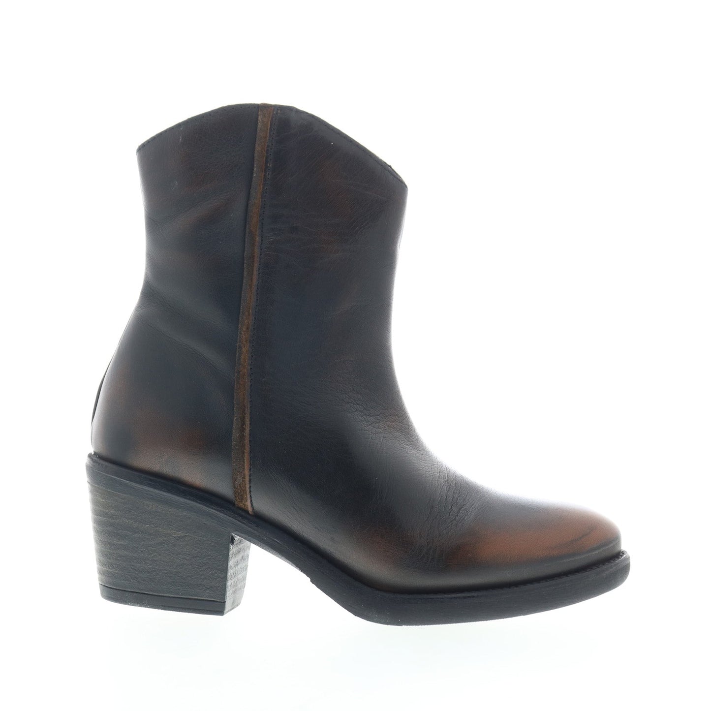 Miz Mooz Duarte Womens Black Leather Zipper Ankle & Booties Boots