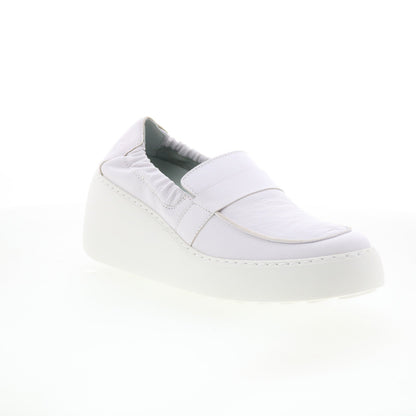 Fly London Duli DULI620FLY-003 Womens White Loafers & Slip Ons Casual Shoes
