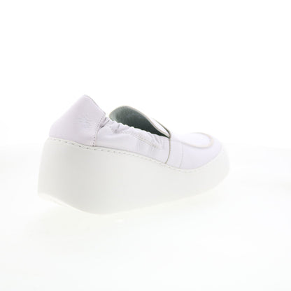 Fly London Duli DULI620FLY-003 Womens White Loafers & Slip Ons Casual Shoes