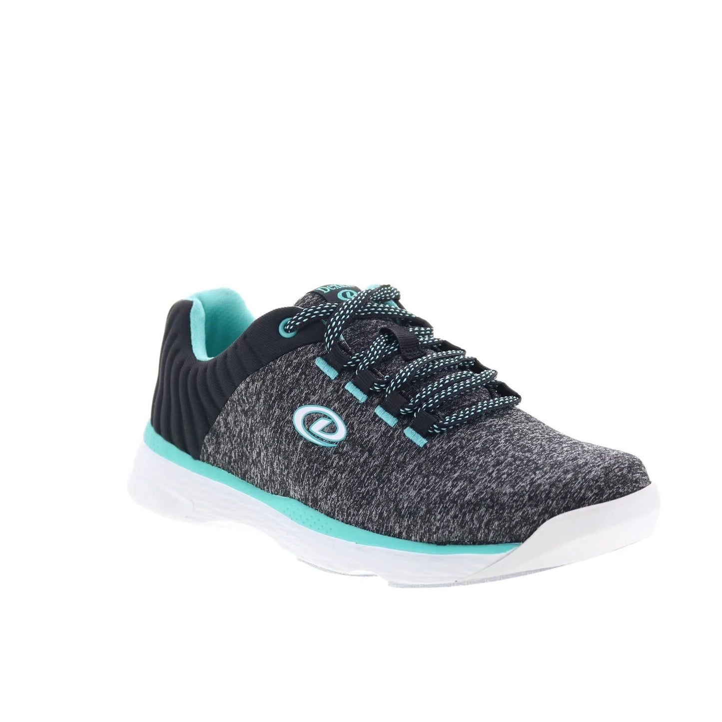 Dexter Elin DW0002398 Womens Gray Canvas Lace Up Athletic Bowling Shoes