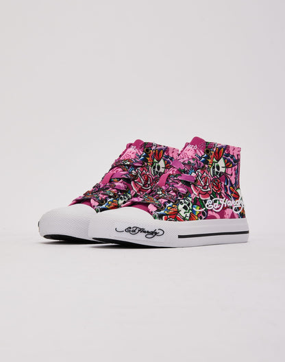 Ed Hardy Skull Butterfly Hi Pre-School